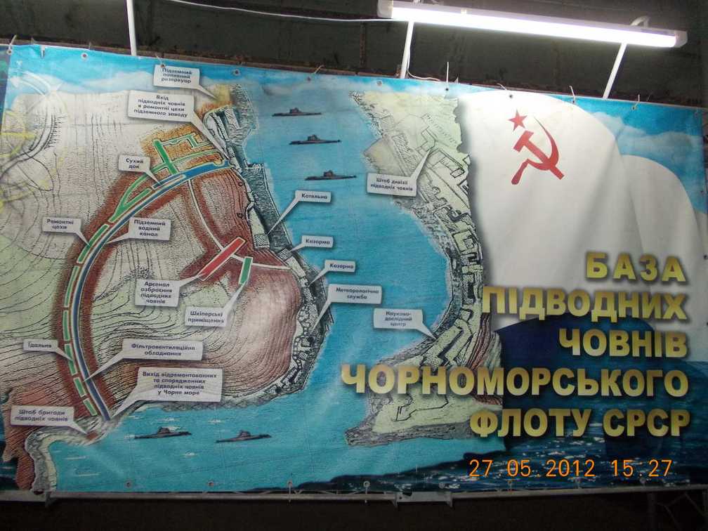 Крым, Балаклава. Музей подводных лодок.