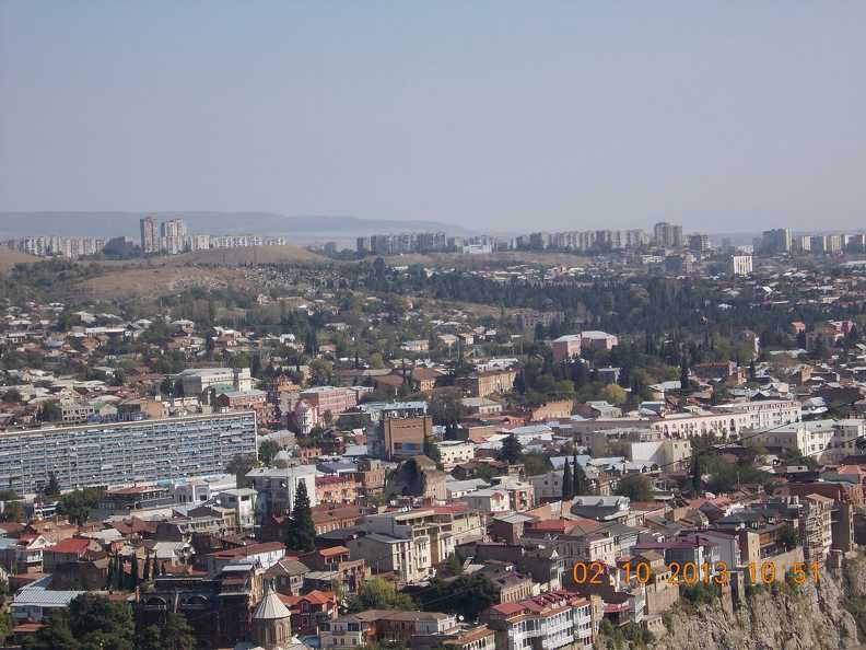 На вершине горы у Родины-Мать. Тбилиси.